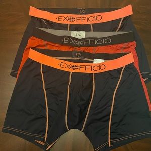 Exofficio size large boxers gently used